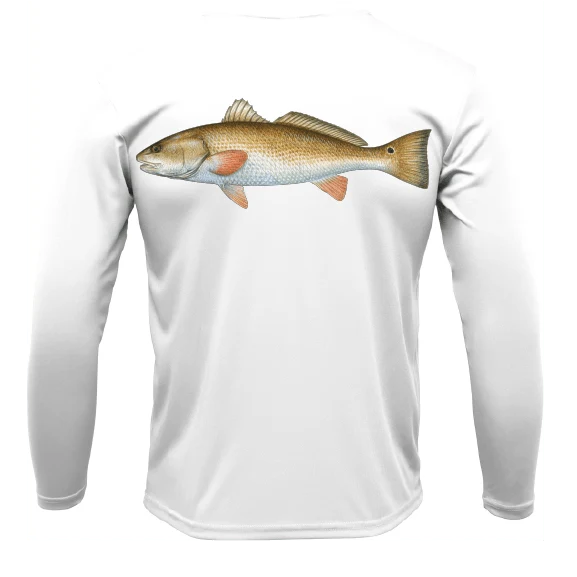 Siesta Key, FL Redfish Long Sleeve UPF 50+ Dry-Fit Shirt - Image 9