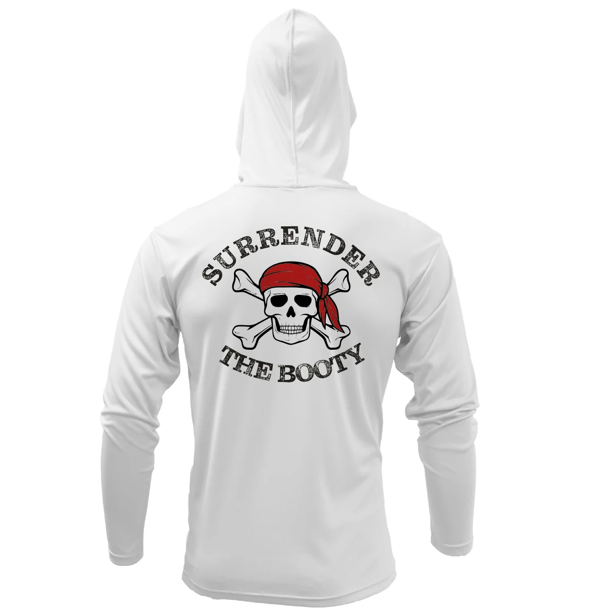 Siesta Key, FL "Surrender The Booty" Long Sleeve UPF 50+ Dry-Fit Hoodie - Image 7