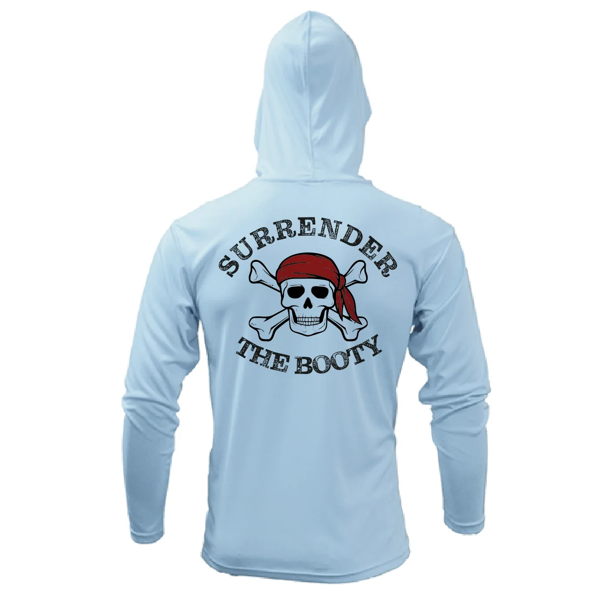 Siesta Key, FL "Surrender The Booty" Long Sleeve UPF 50+ Dry-Fit Hoodie - Image 9