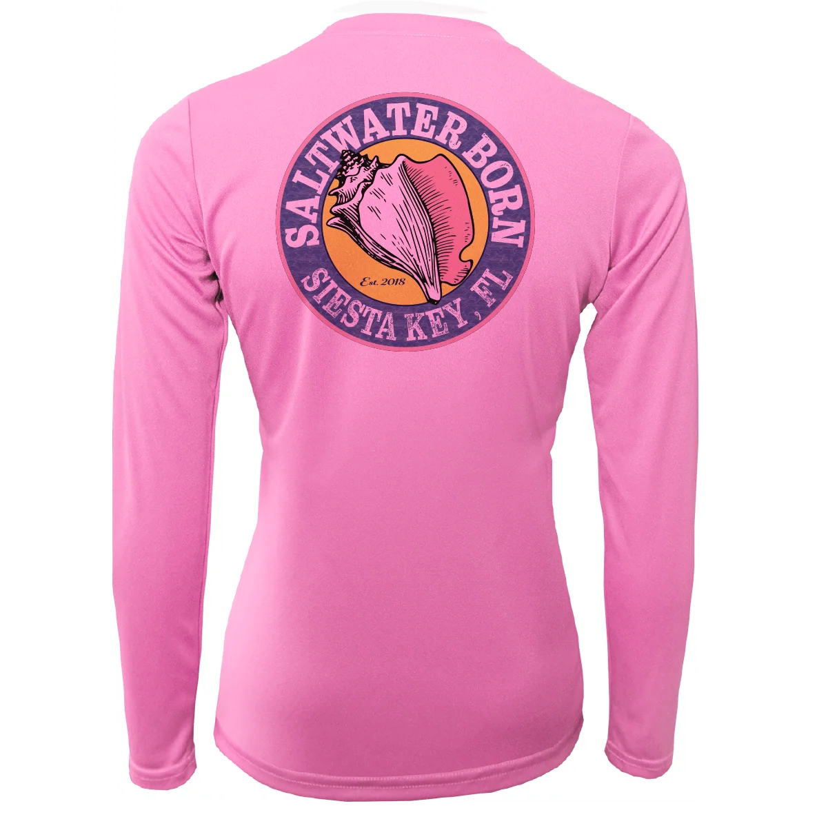 Siesta Key "Saltwater Hair...Don't Care" Long Sleeve UPF 50+ Dry-Fit Shirt - Image 4