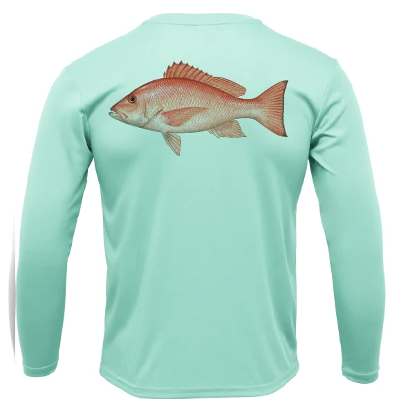 Siesta Key Snapper Long Sleeve UPF 50+ Dry-Fit Shirt - Image 9