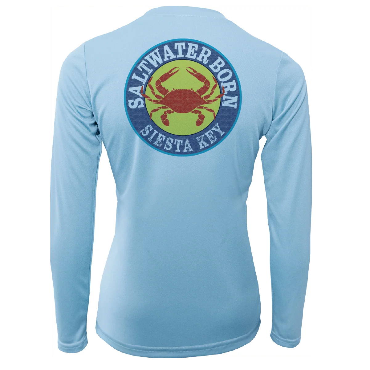 Siesta Key Steamed Crab Women's Long Sleeve UPF 50+ Dry-Fit Shirt - Image 5