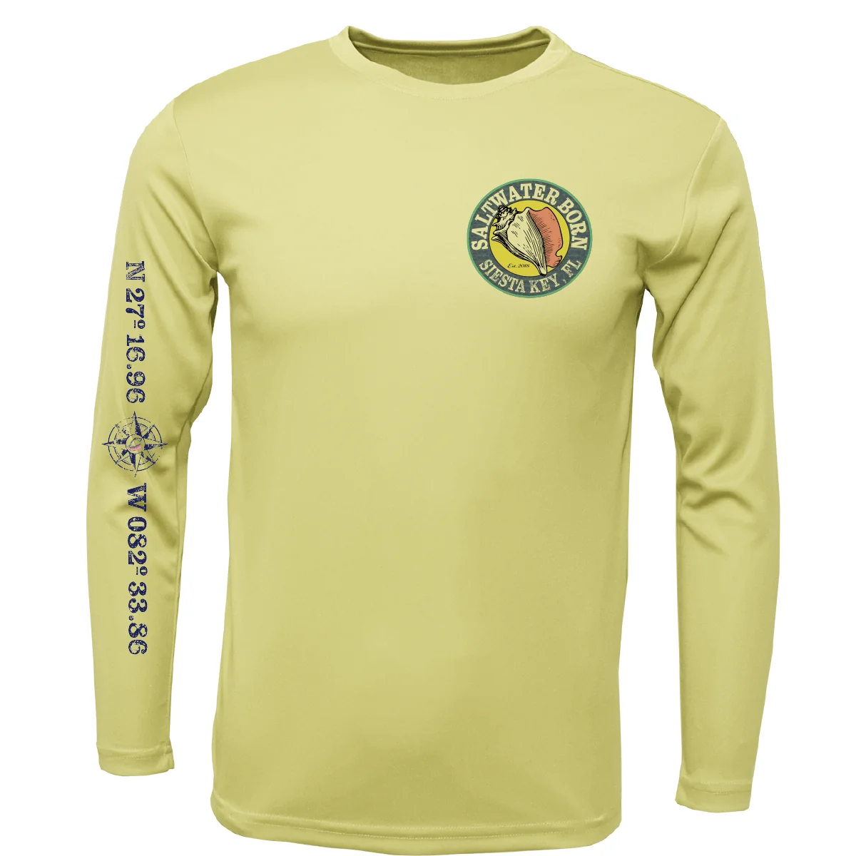 Siesta Key Yellowtail Long Sleeve UPF 50+ Dry-Fit Shirt - Image 10