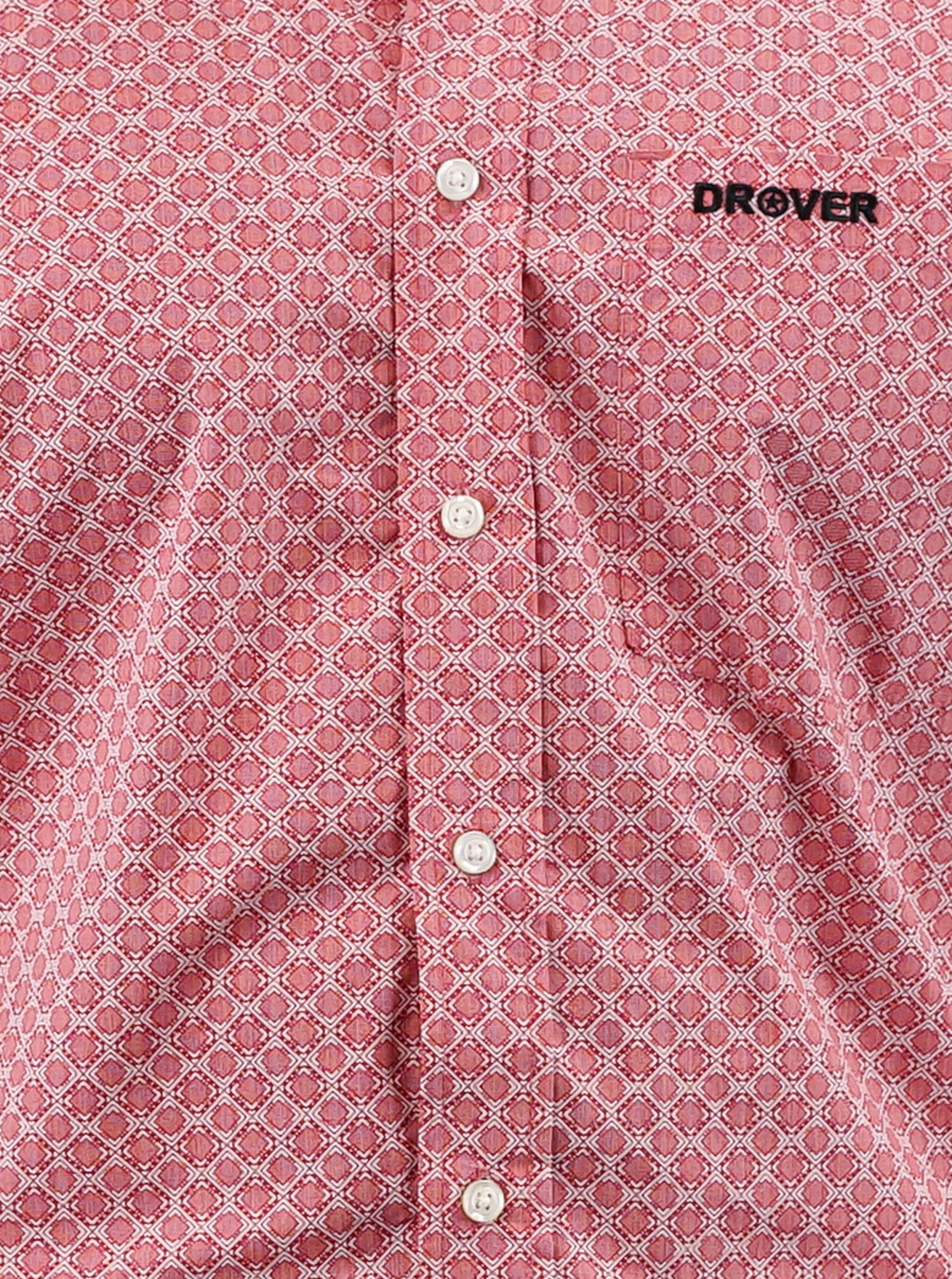 Signature Series - Open Range - Print, Option Cuff, Classic Fit Shirt (Red Diamonds) - Image 6
