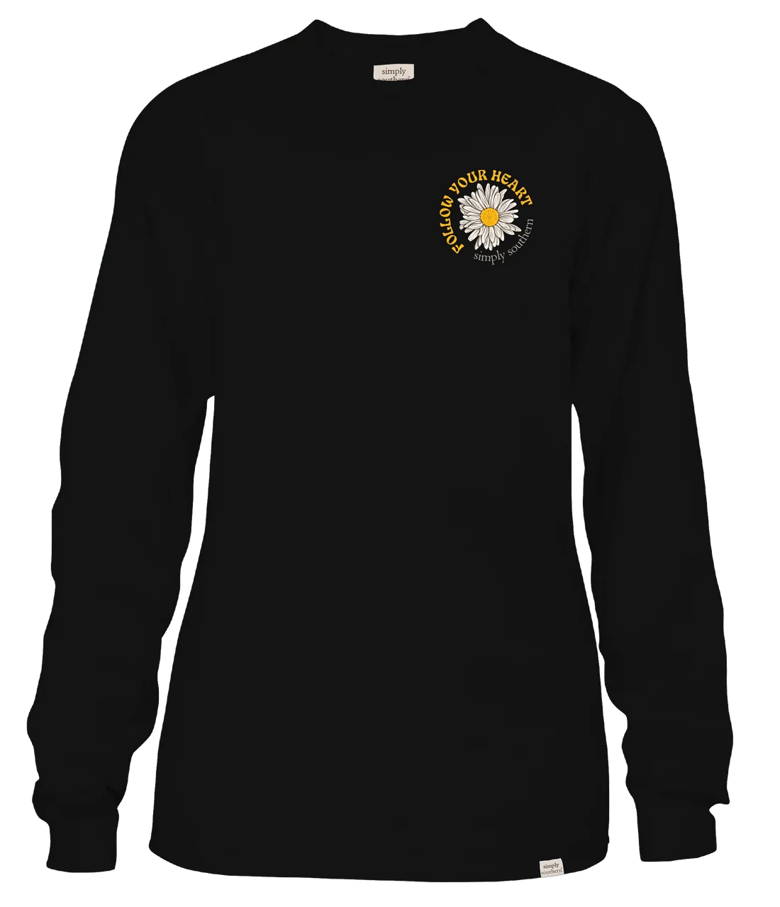 Simply Southern Women's Black Herd Long Sleeve T-Shirt - Image 3