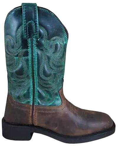 Smoky Mountain Children's Tucson Square Toe Pull On Western Boots 3224C - Image 2