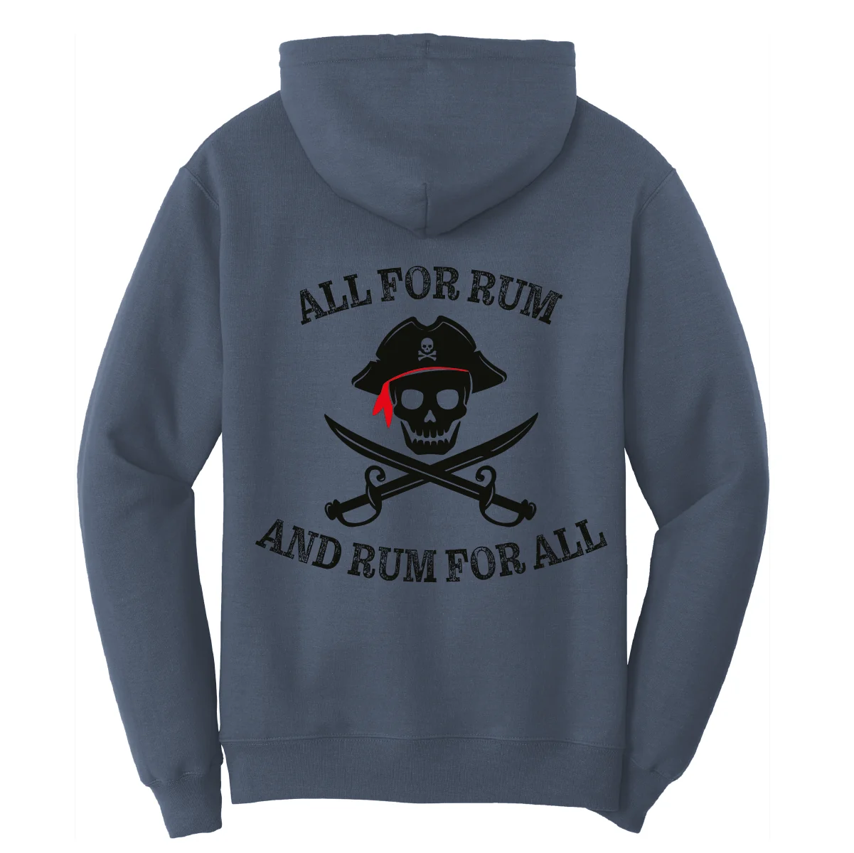 St. Pete Beach, FL "All For Rum and Rum For All" Cotton Hoodie - Image 11