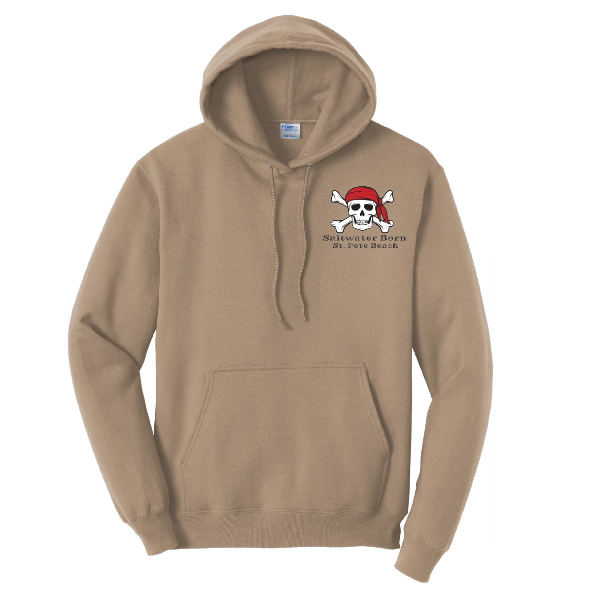 St. Pete Beach, FL "All For Rum and Rum For All" Cotton Hoodie - Image 2