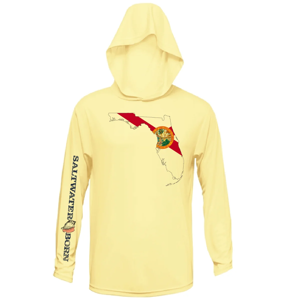 State of Florida Long Sleeve UPF 50+ Dry-Fit Hoodie - Image 21