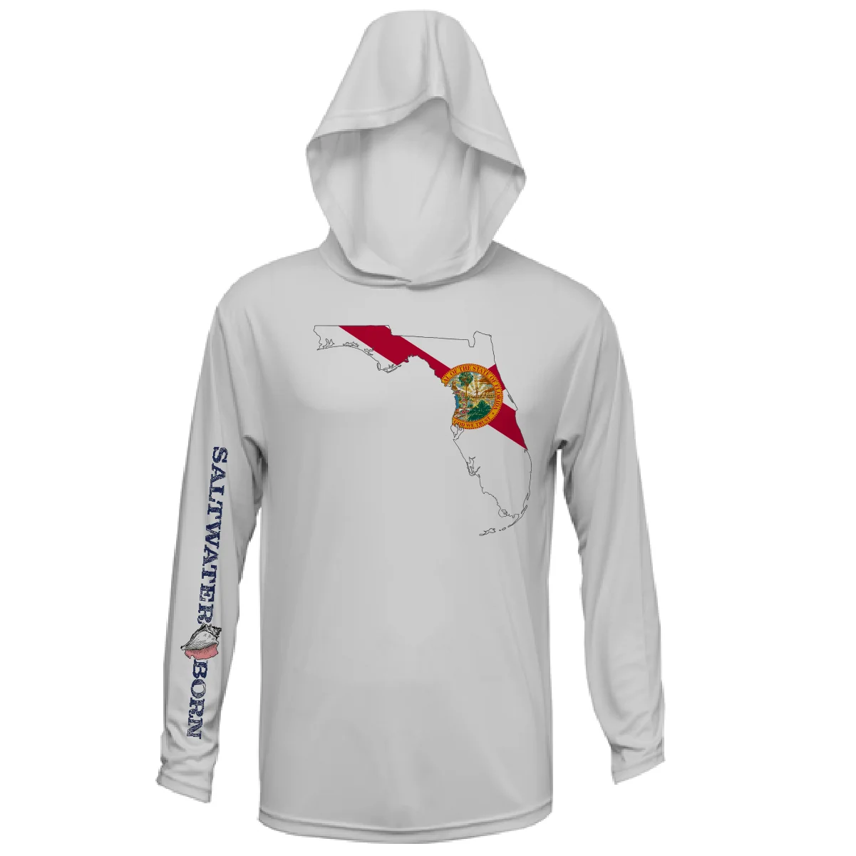 State of Florida Long Sleeve UPF 50+ Dry-Fit Hoodie - Image 33