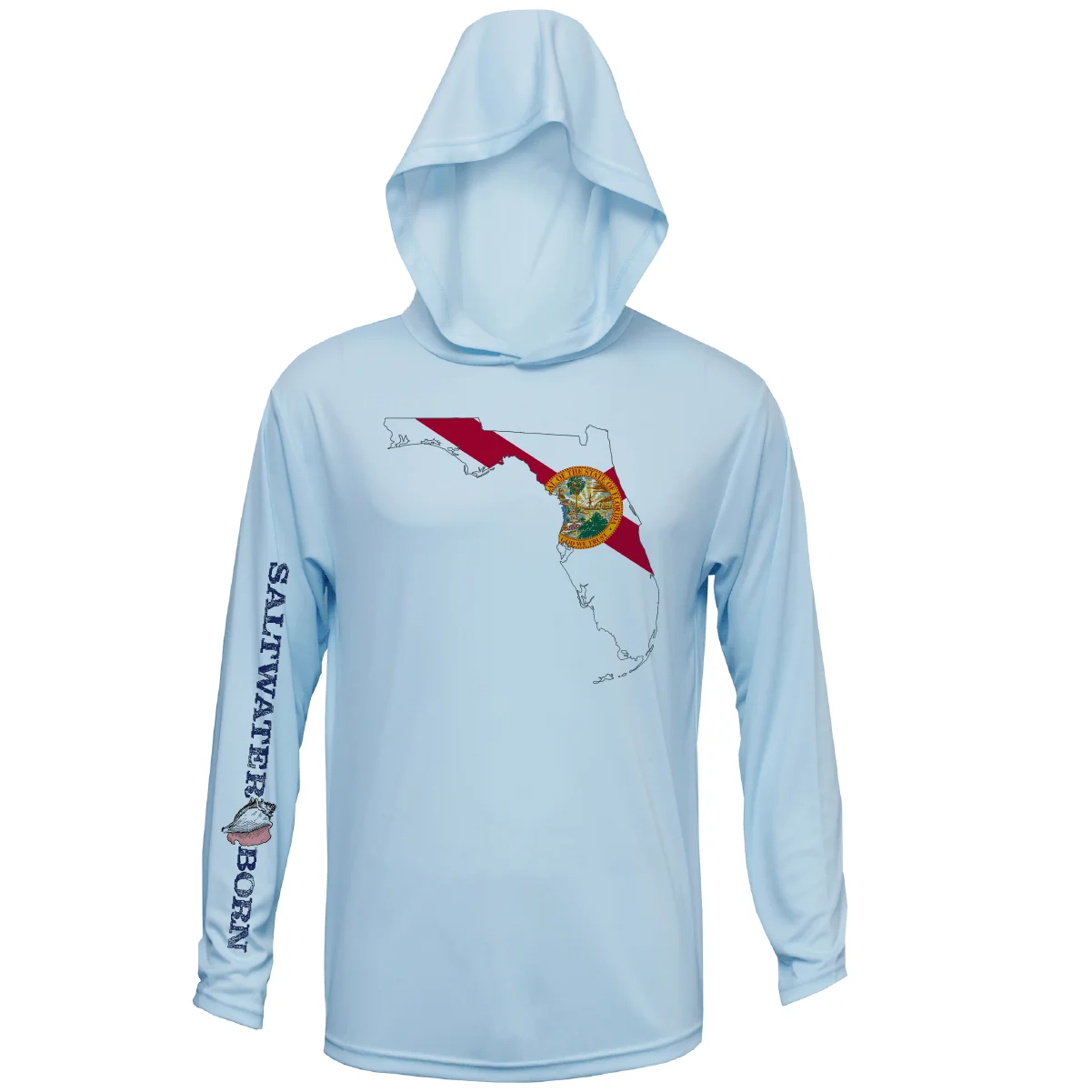 State of Florida Long Sleeve UPF 50+ Dry-Fit Hoodie - Image 37