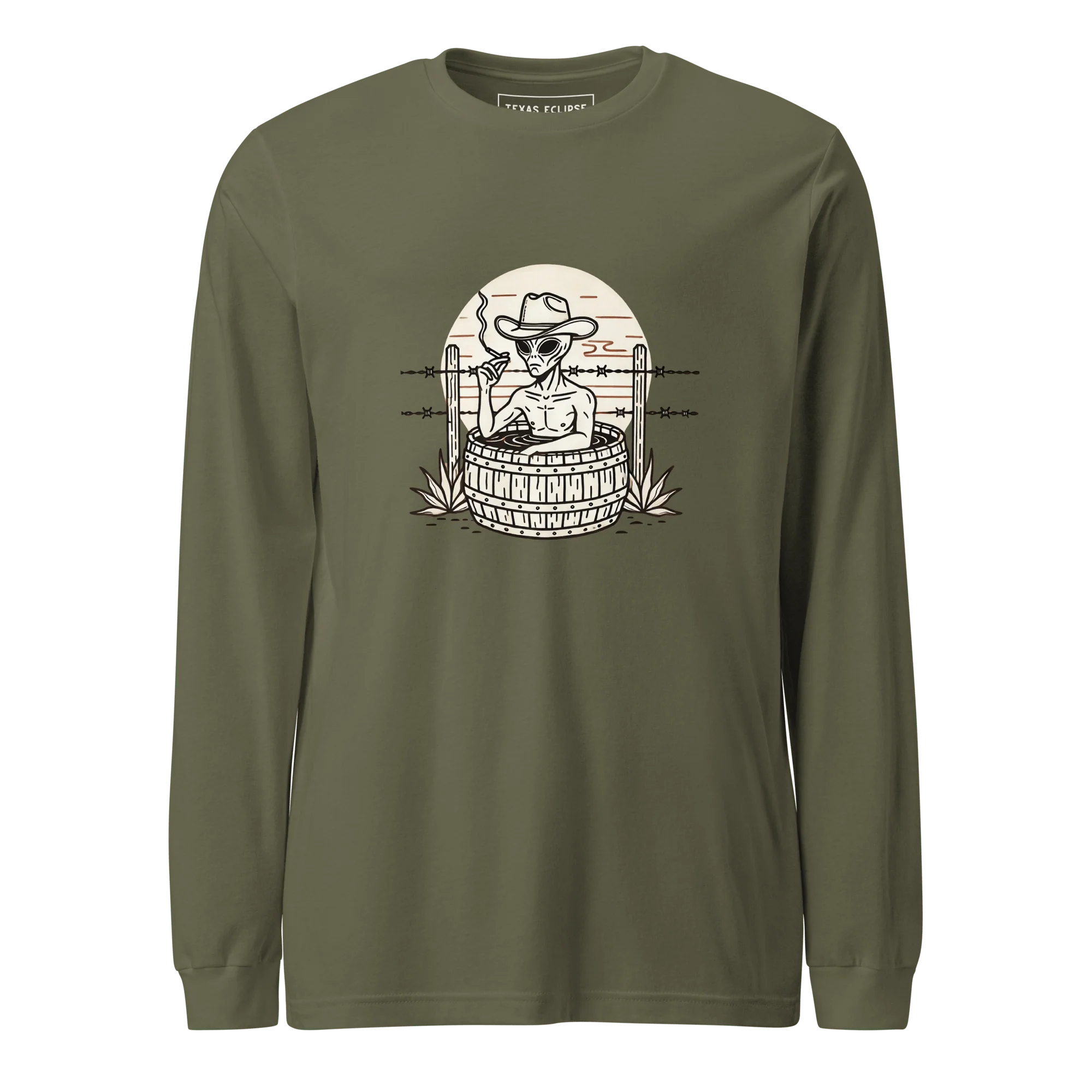 Stock Tank Smoke Long Sleeve Graphic Tee