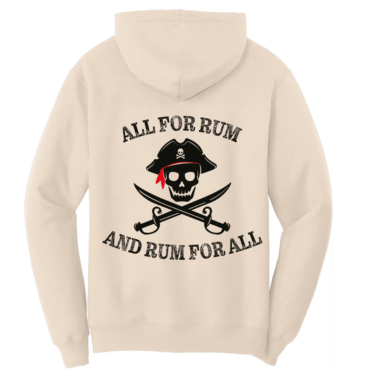 Tampa Bay All For Rum Cotton Hoodie - Image 7