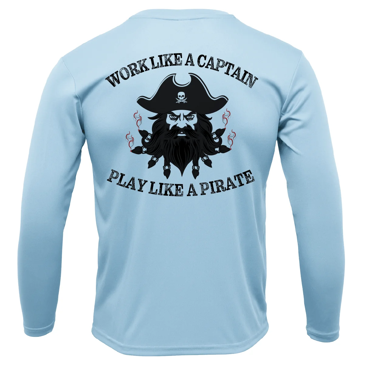 Tampa Bay Blackbeard Long Sleeve UPF 50+ Dry-Fit Shirt - Image 4