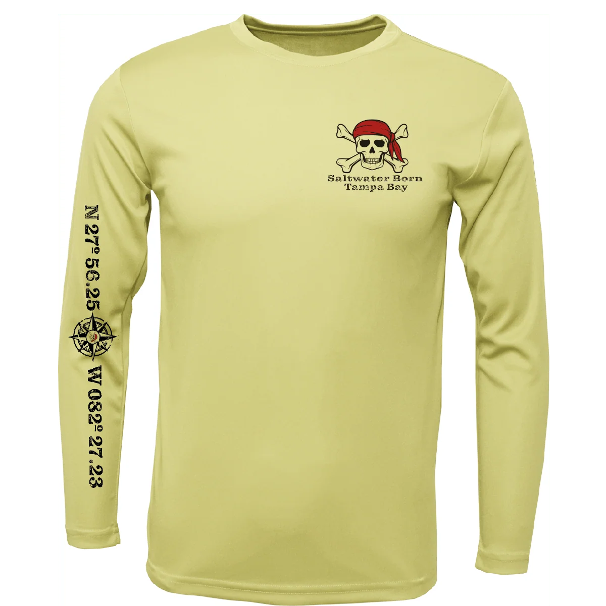 Tampa Bay Blackbeard Long Sleeve UPF 50+ Dry-Fit Shirt - Image 9