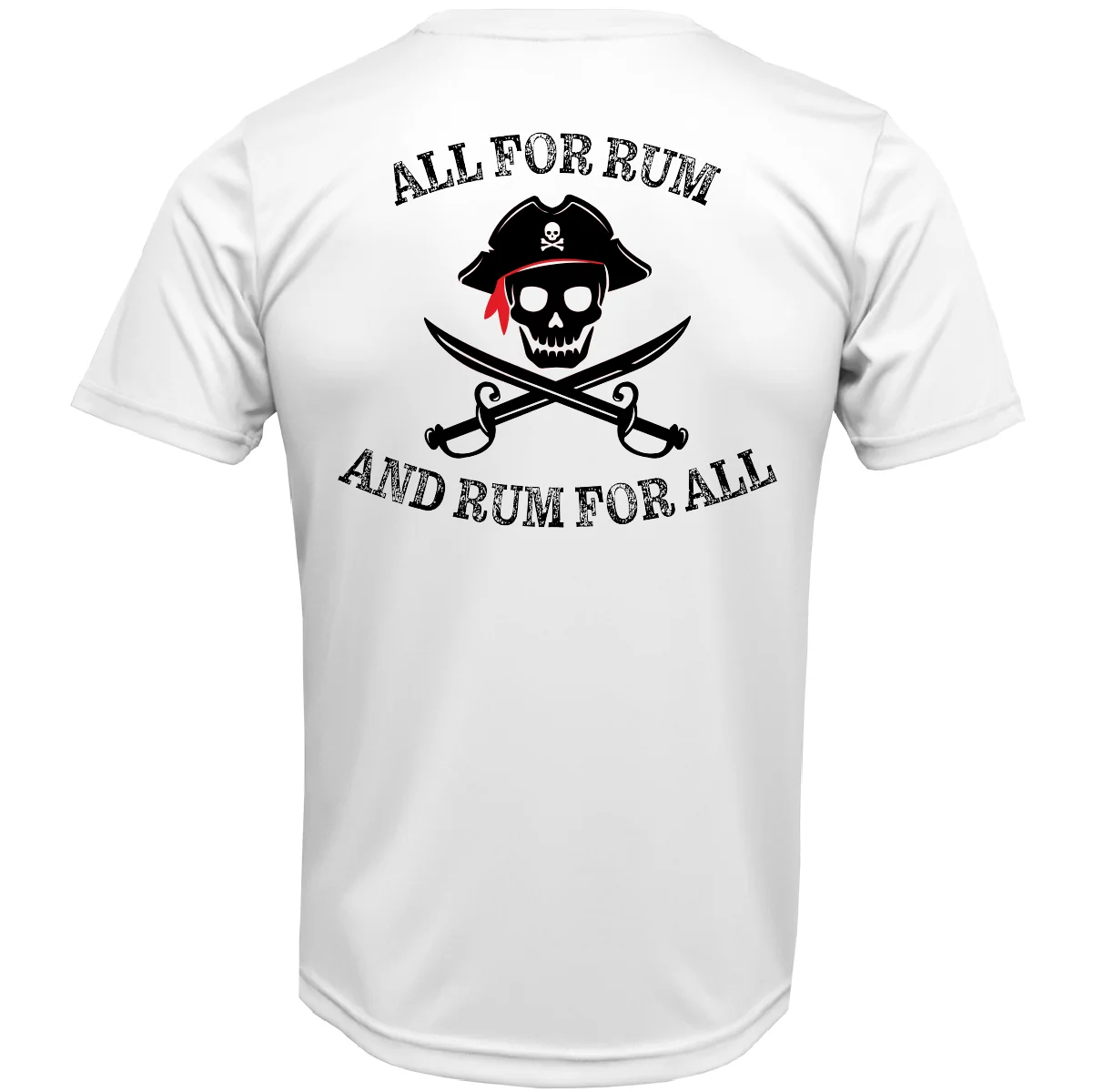 Tarpon Springs, FL "All For Rum and Rum For All" Men's Short Sleeve UPF 50+ Dry-Fit Shirt - Image 7