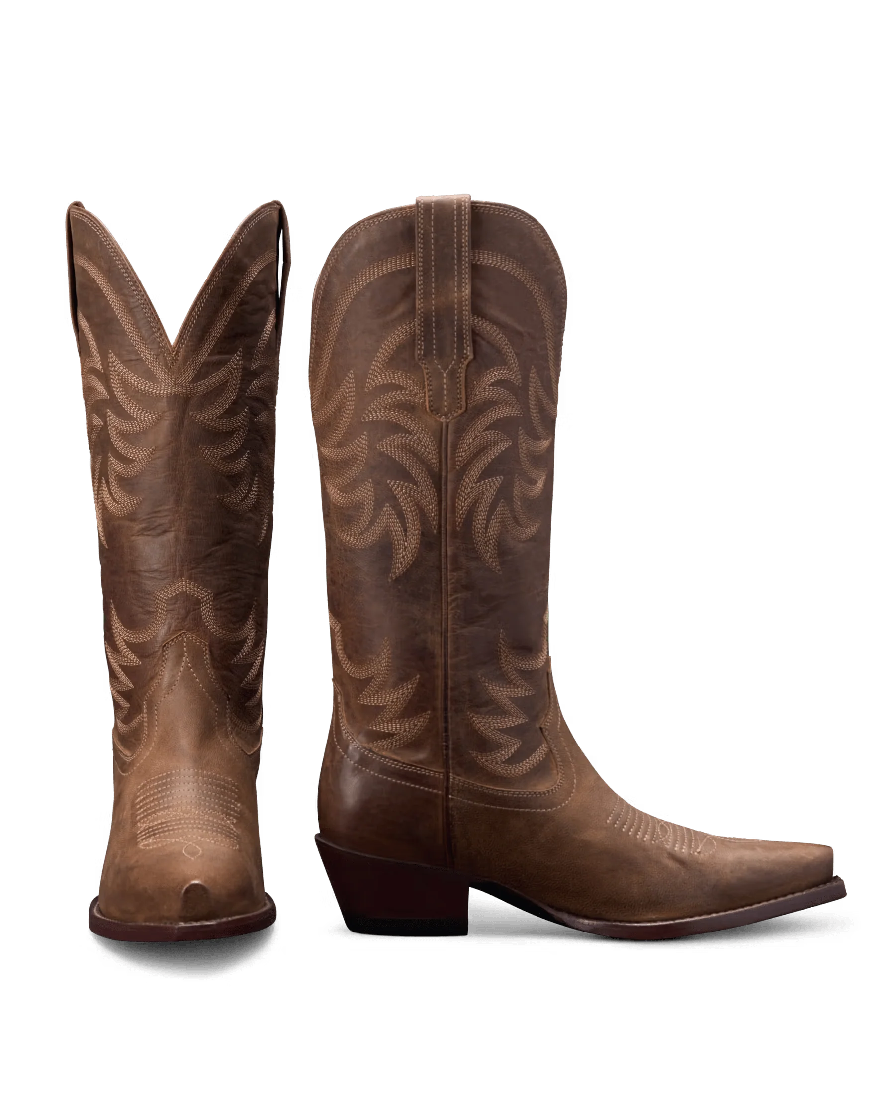 Tecovas Women's The Annie Cafe Goat Cowgirl Boots - Image 2
