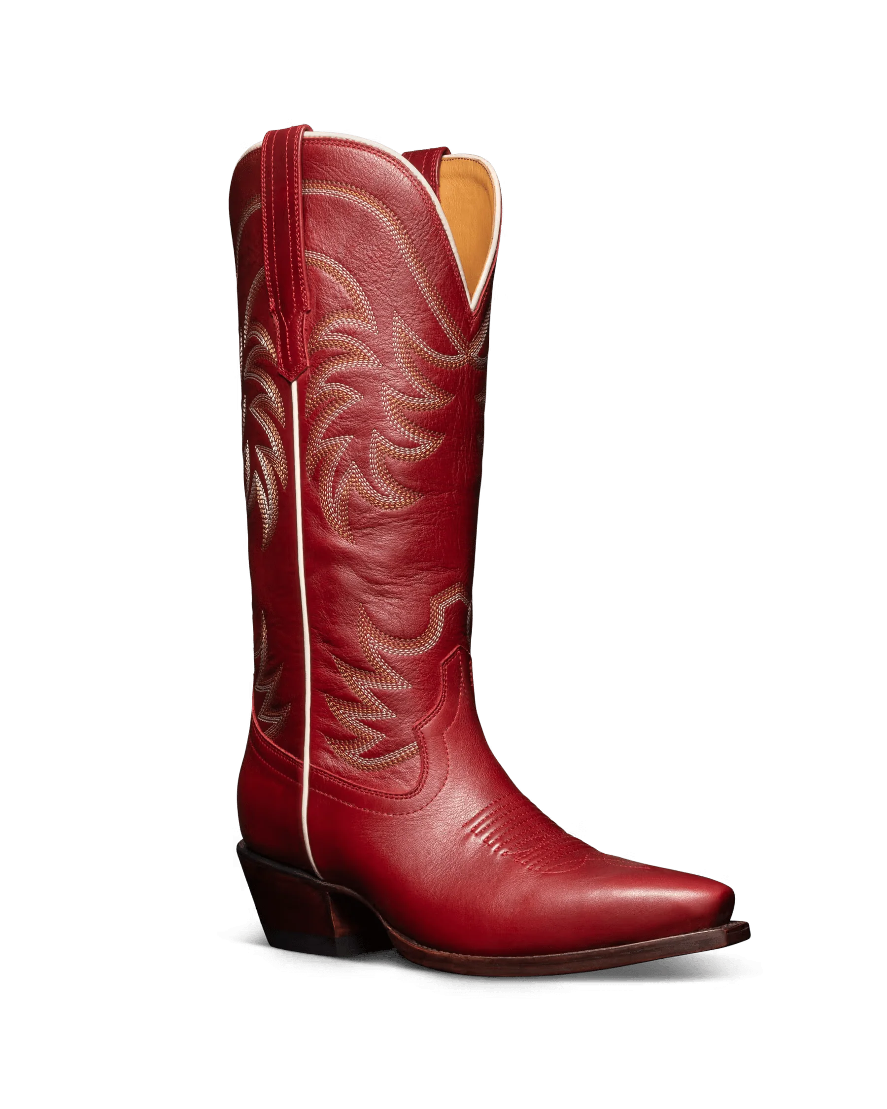 Tecovas Women's The Annie Scarlet Cowhide Cowgirl Boots