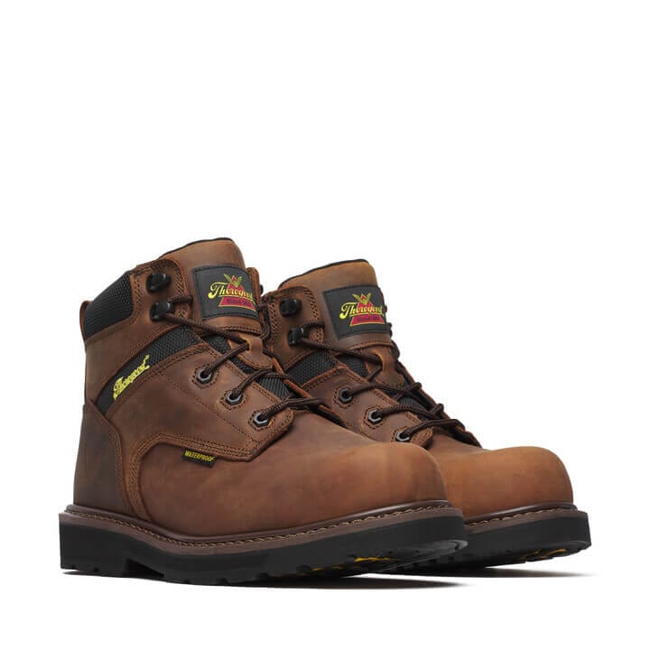 Thorogood Men's Crazy Horse Waterproof Comp Toe Work Boots 804-4143 - Image 2