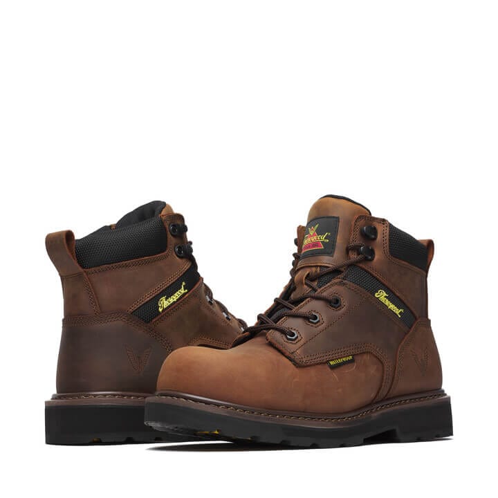 Thorogood Men's Crazy Horse Waterproof Comp Toe Work Boots 804-4143 - Image 3
