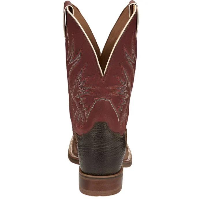 Tony Lama Men's Toffe Prescott Pirarucu Exotic Western Boots EP6097 - Image 3