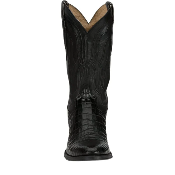 Tony Lama Men's Tremaine Ebony Caiman Boots DR5261 - Image 3