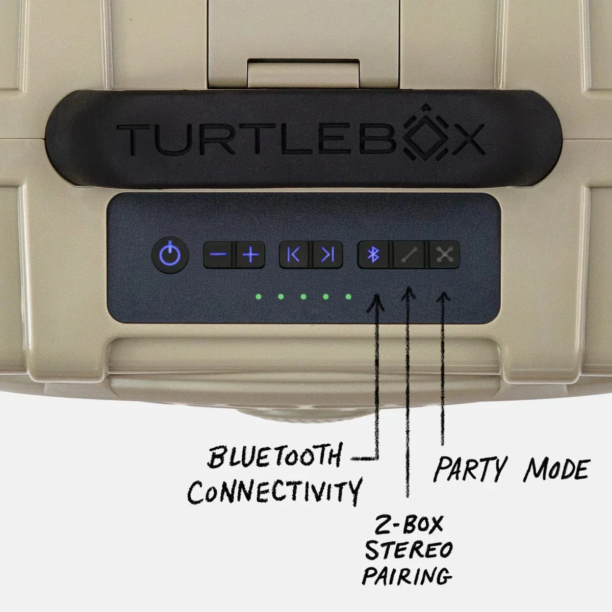 TurtleBox Gen3 Tan Bluetooth Speaker - Image 6