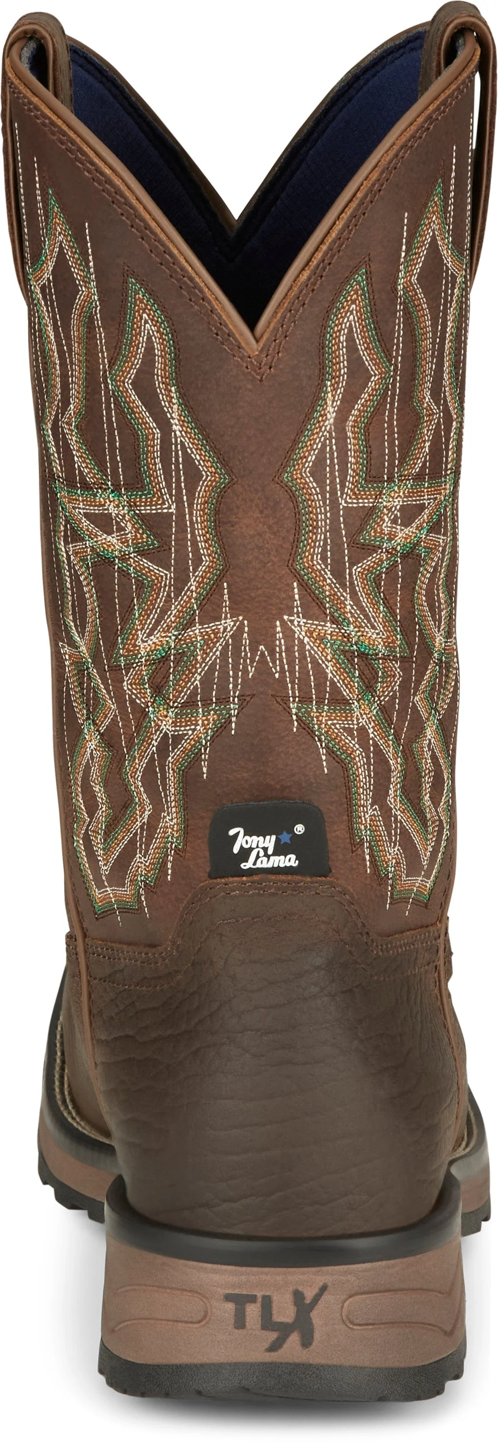Tony Lama Men's Anchor Hickory Brown Waterproof Composite Toe Western Work Boots TW3415 - Image 6