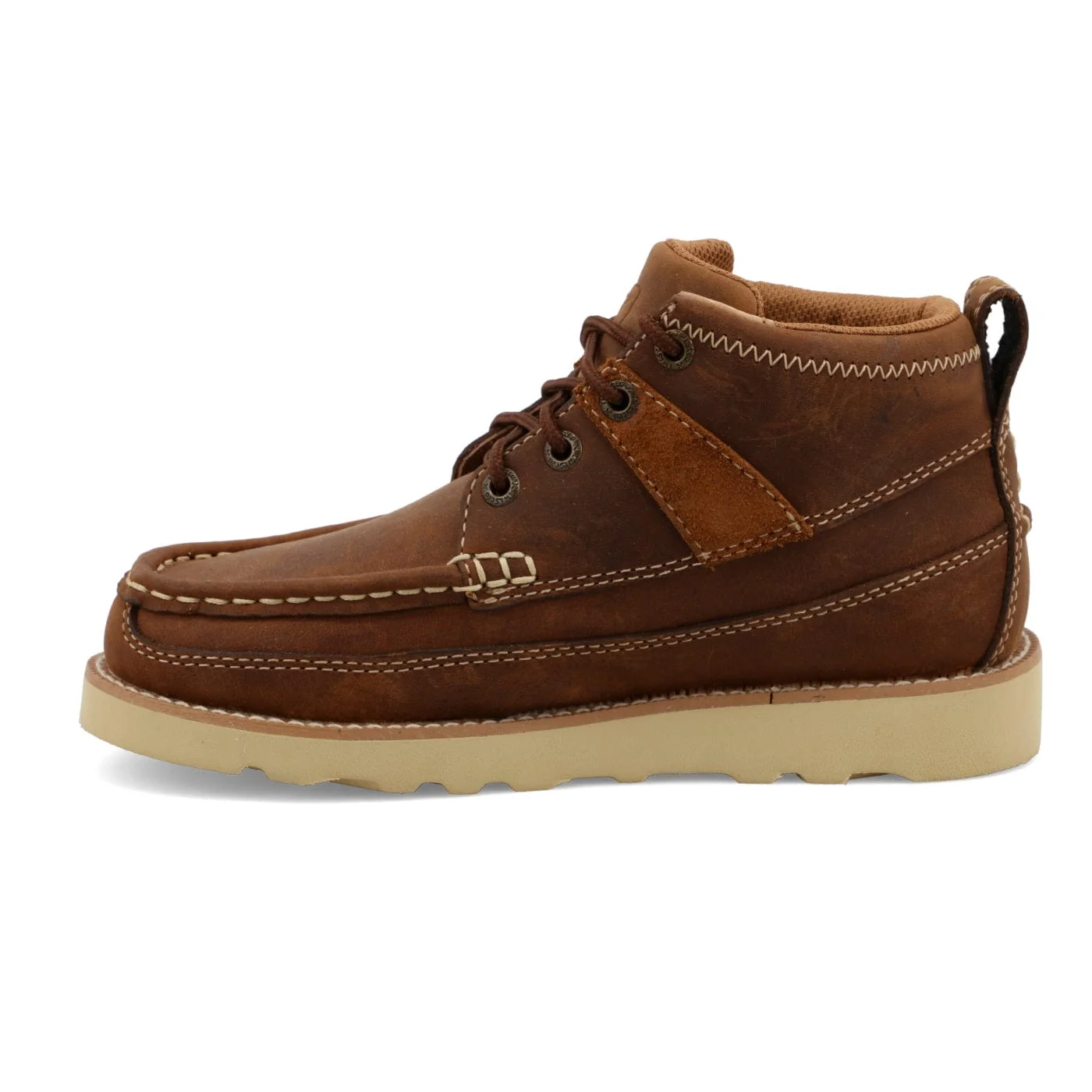 Twisted X Kids Oiled Saddle Wedge Sole Boot YCA0001 - Image 2