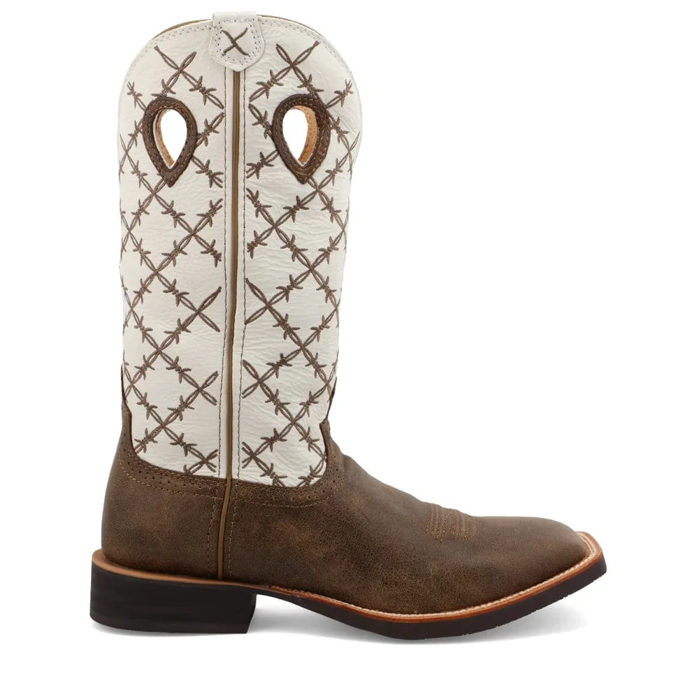 Twisted X Men's Bomber & White Ruff Stock Western Boot MRS0056 - Image 3
