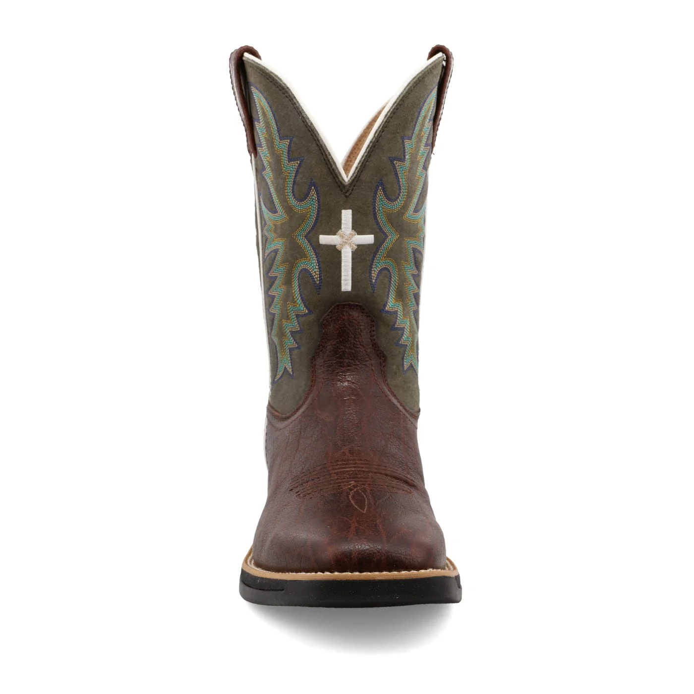 Twisted X Men's Brown & Green Tech X Western Boot MXW0004 - Image 5