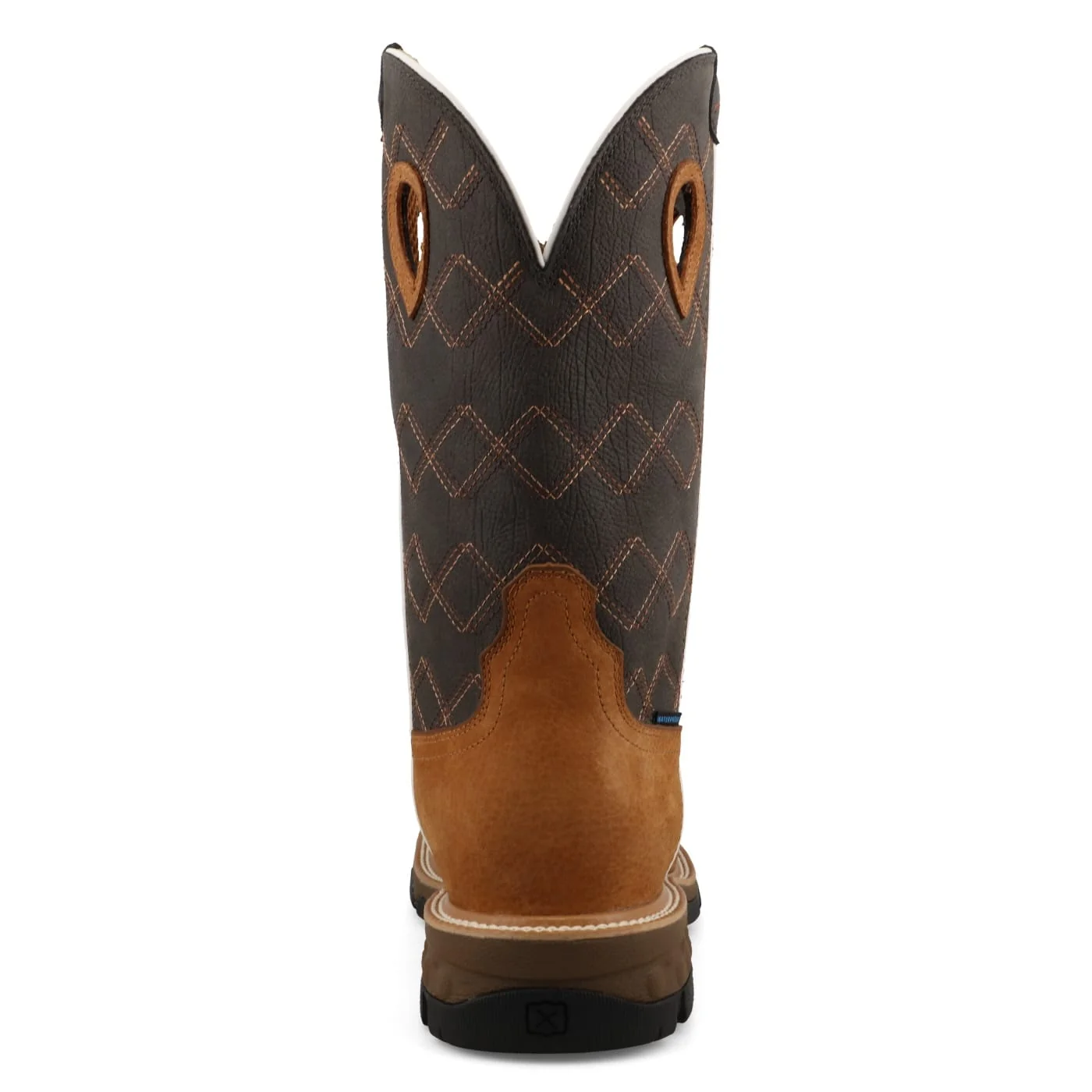 Twisted X Men's Clay & Pewter Waterproof Nano Toe Western Work Boot MXBNW13 - Image 6