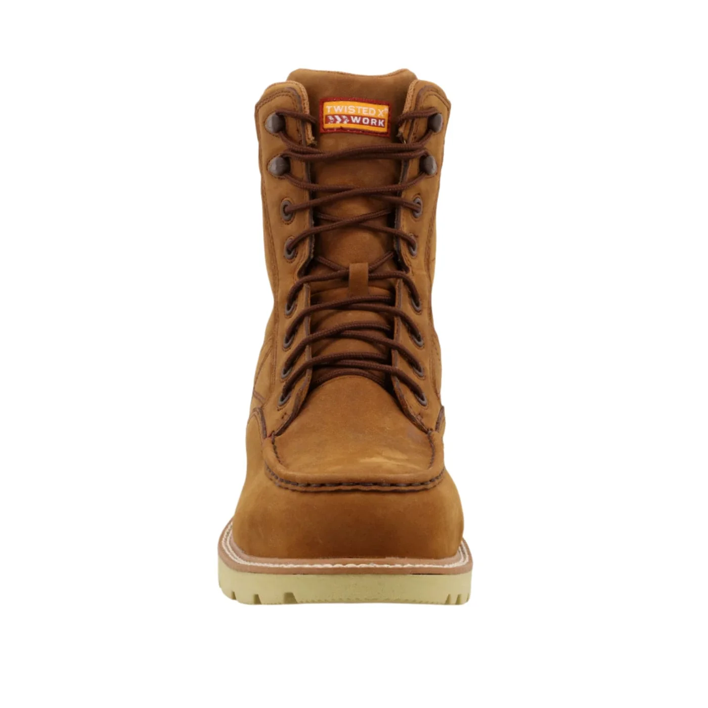 Twisted X Men's Distressed Saddle 8" Waterproof no Comp Toe Work Boots MXCNW03 - Image 5