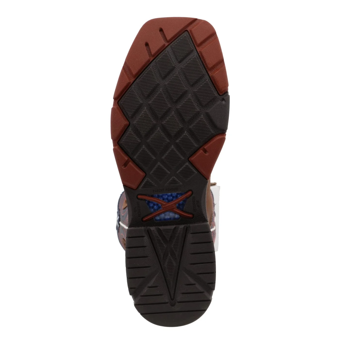 Twisted X Men's Mocha & vy Western Work Boot MXBAW01 - Image 3