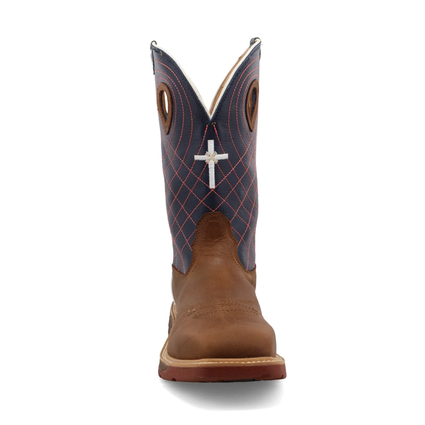 Twisted X Men's Mocha & vy Western Work Boot MXBAW01 - Image 5