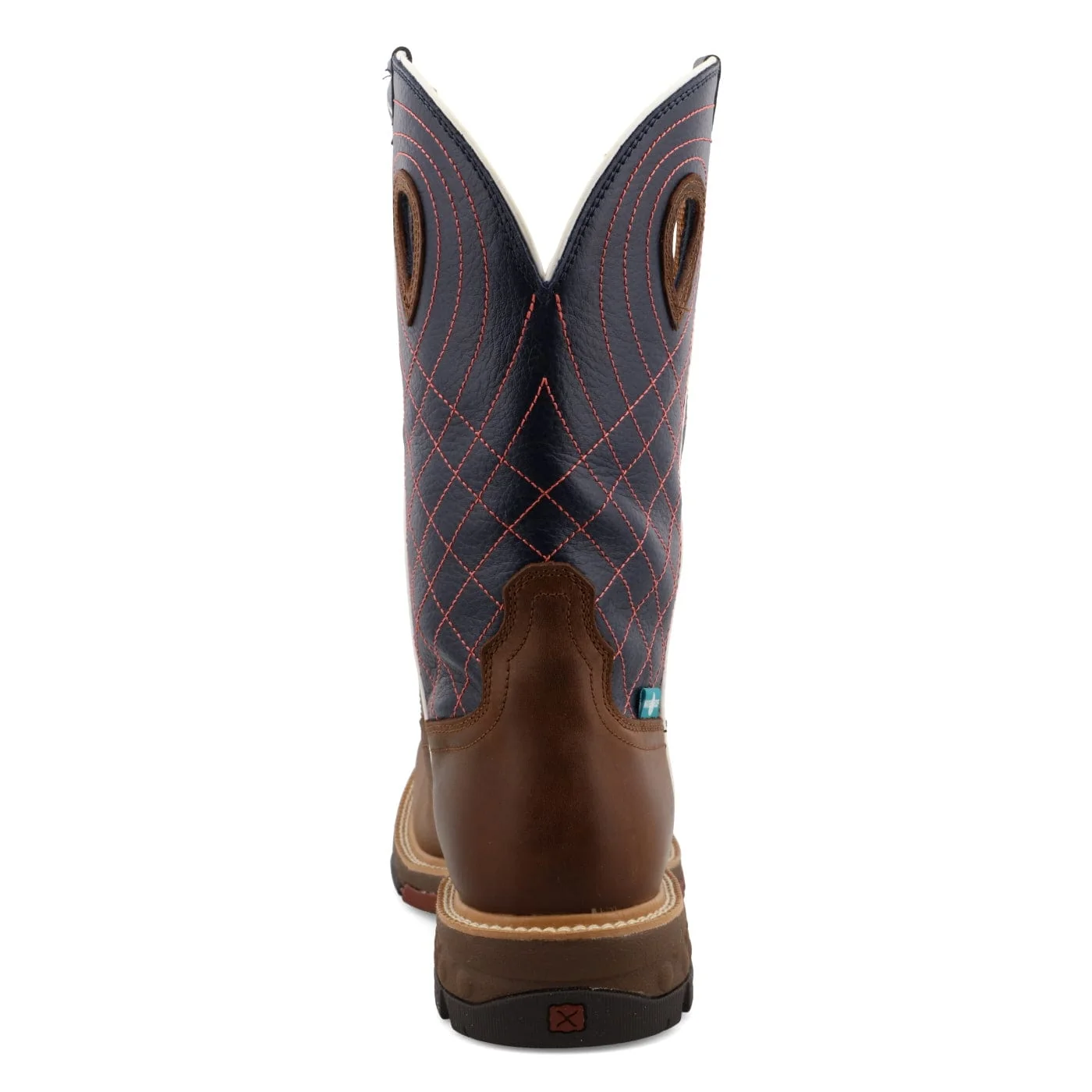 Twisted X Men's Mocha & vy Western Work Boot MXBAW01 - Image 6