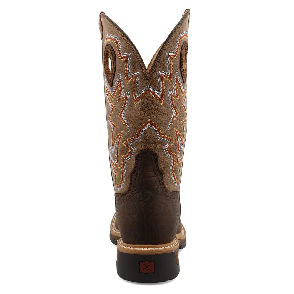 Twisted X Men's Taupe Brown & Bomber Western Work Boots MLCA001 - Image 6