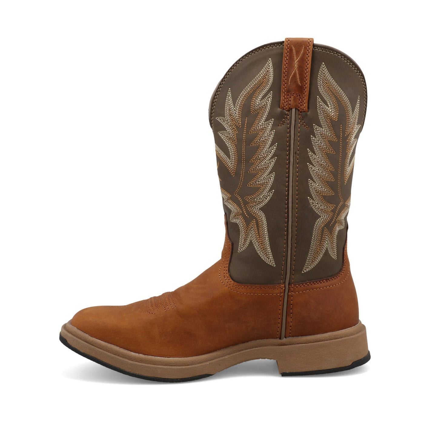 Twisted X Men's Tawny Brown & Olive UltraLite X Western Boot MUL0002 - Image 2