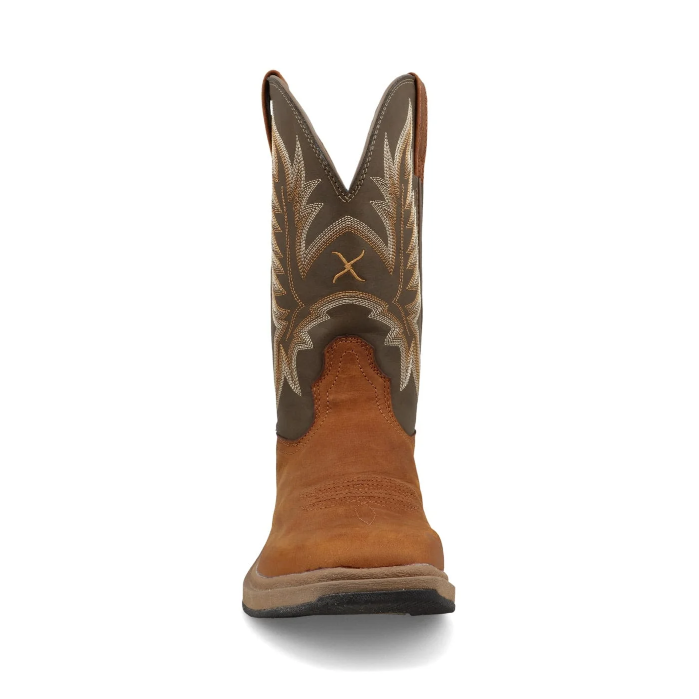 Twisted X Men's Tawny Brown & Olive UltraLite X Western Boot MUL0002 - Image 5