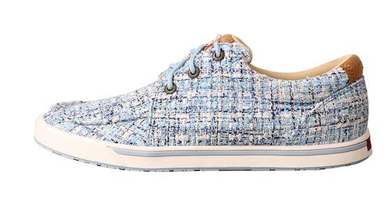 Twisted X Women’s Kicks Blue Slip On Shoes WCA0036 - Image 3