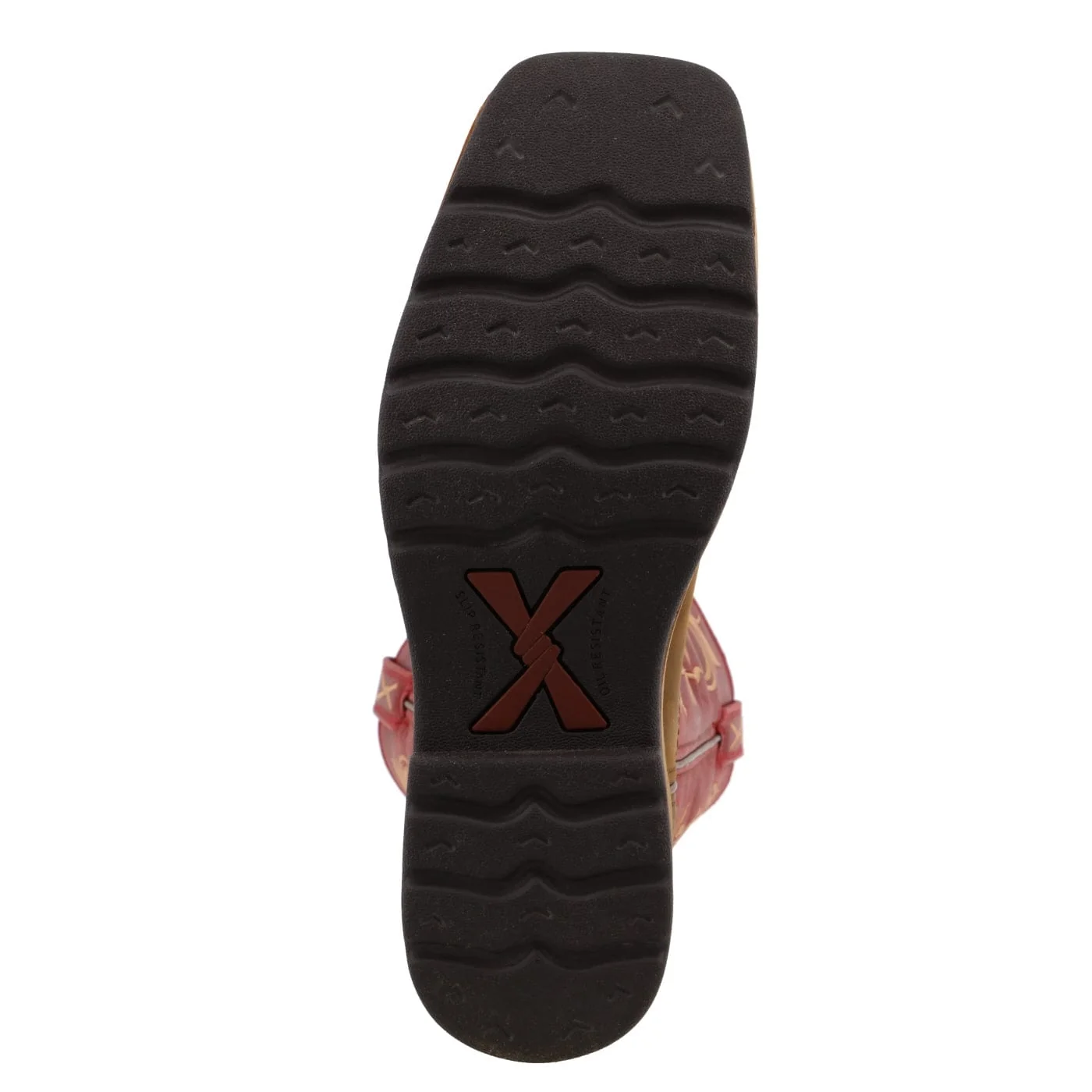 Twisted X Women's Distressed Latigo & Red Western Work Boot WLCS003 - Image 3