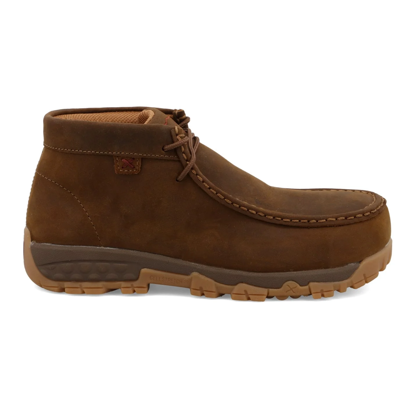 Twisted X Women's Distressed Saddle Chukka Work Shoe WXCC001 - Image 4