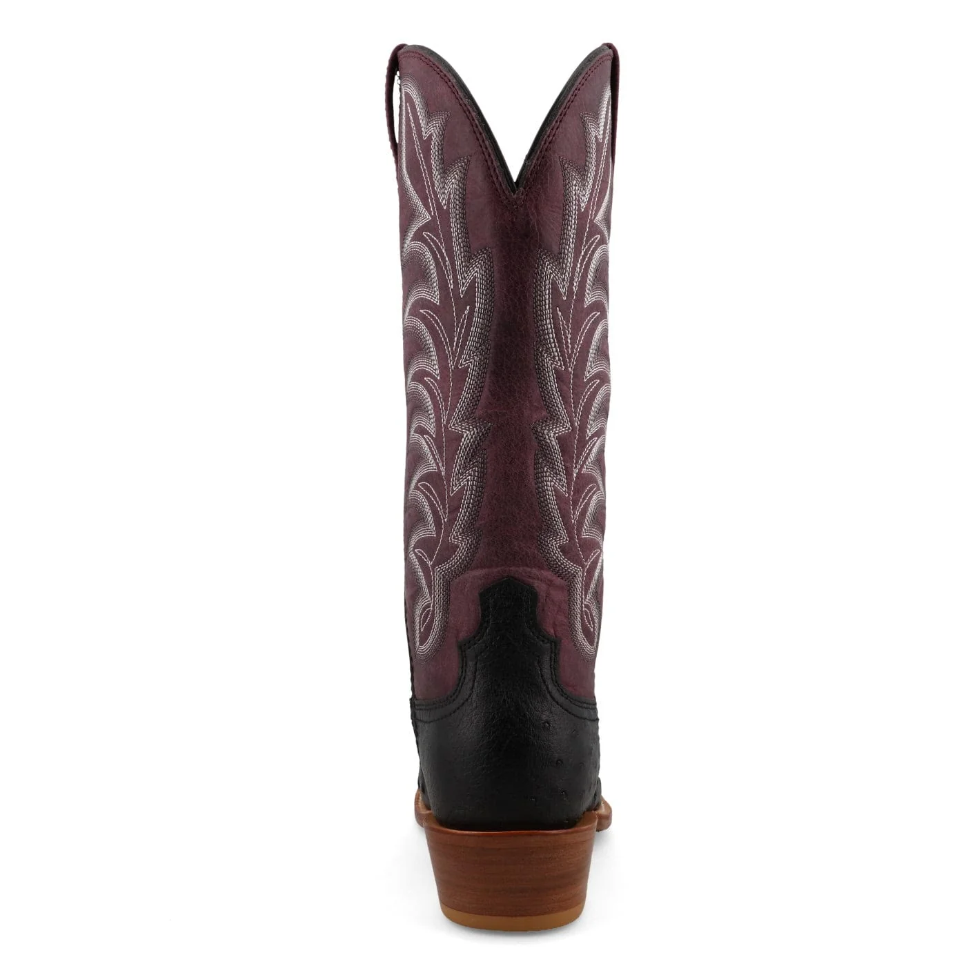 Twisted X Women's Reserve Black Ostrich & Purple Potion Exotic Boots WXPL001 - Image 6