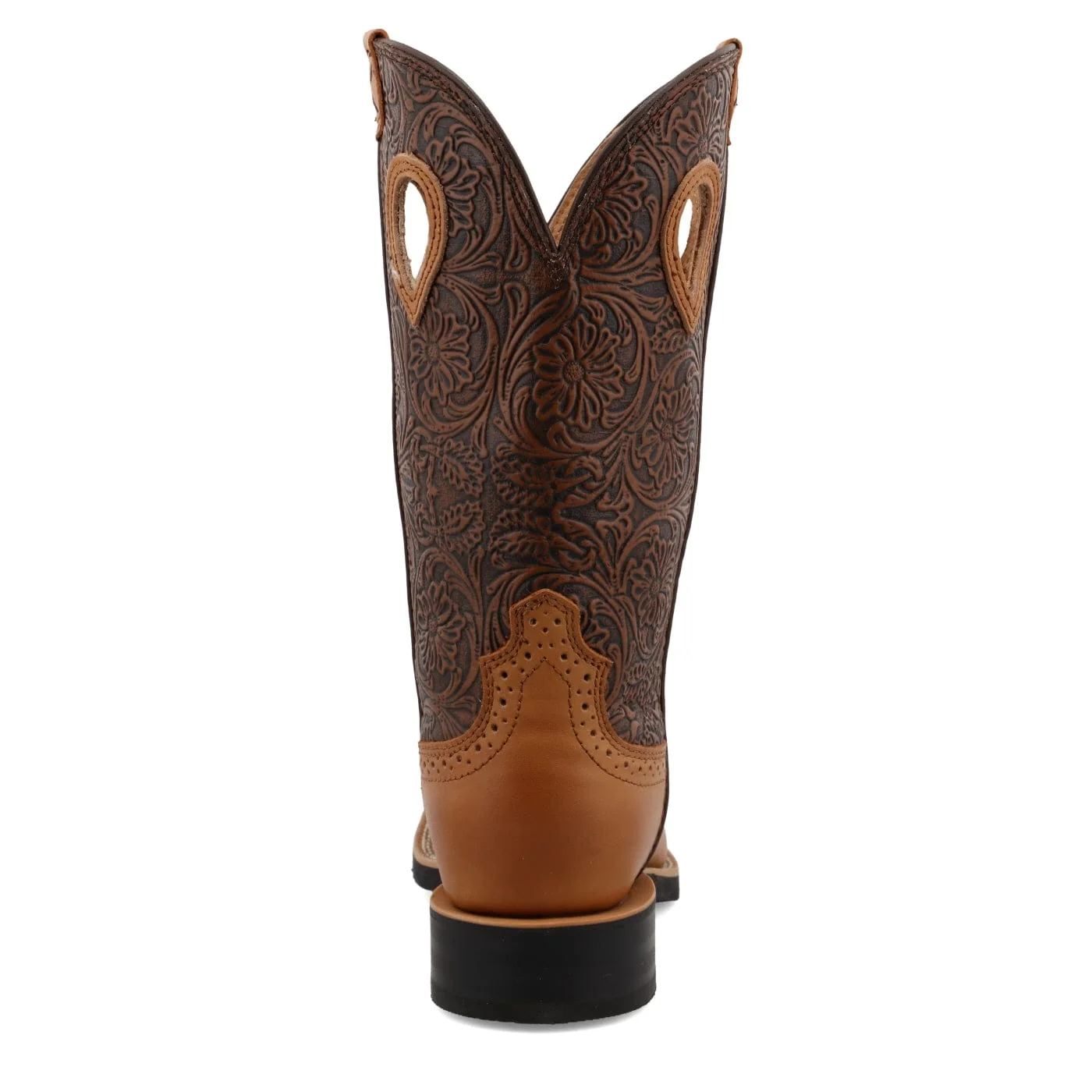 Twisted X Women's Tan & Tooled Ruff Stock Western Boot WRS0035 - Image 5