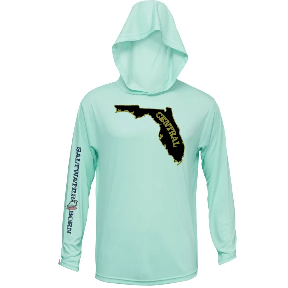 UCF Black and Gold Long Sleeve UPF 50+ Dry-Fit Hoodie - Image 31