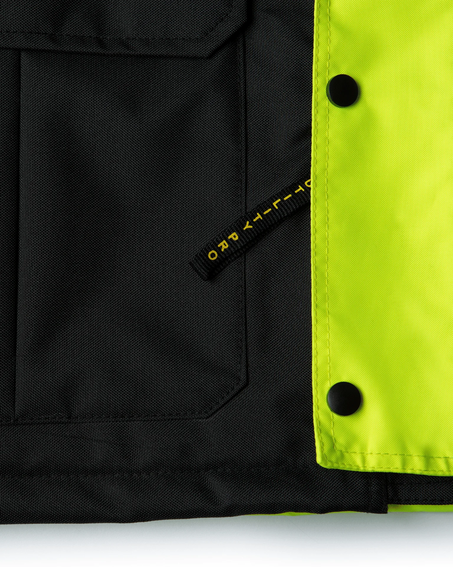 UHV1004 HiVis Contractor Jacket - Yellow - Image 7