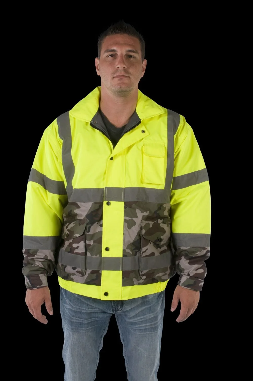 UHV561 HiVis Bomber with Camo Bottom - SPECIAL EDITION - Image 3