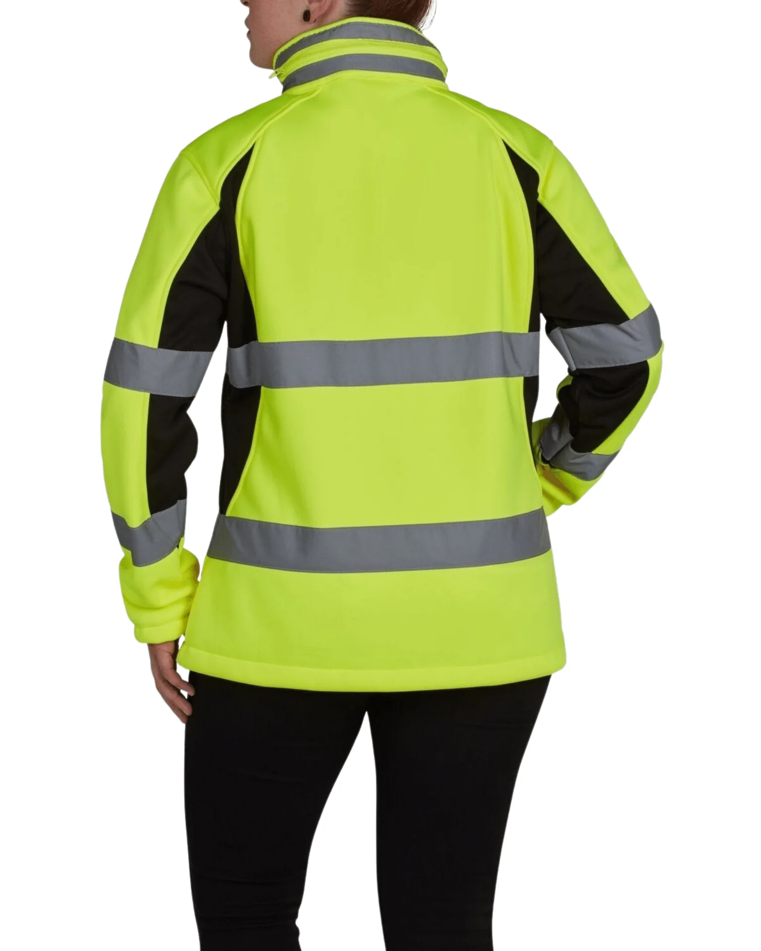 UHV668 HiVis Women's Full Zip Soft Shell Jacket - Image 7