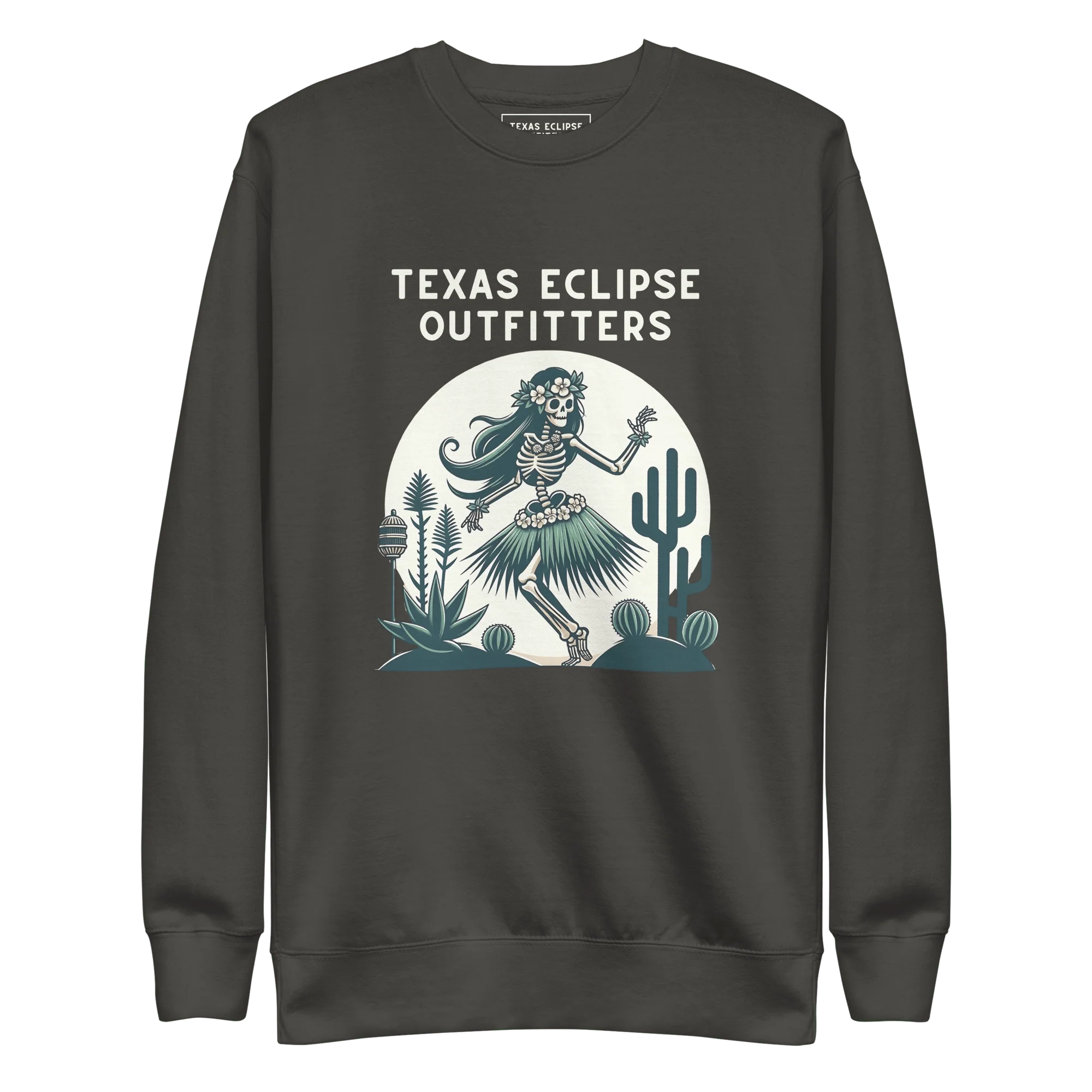 Undead Luau Hula Girl Graphic Sweatshirt