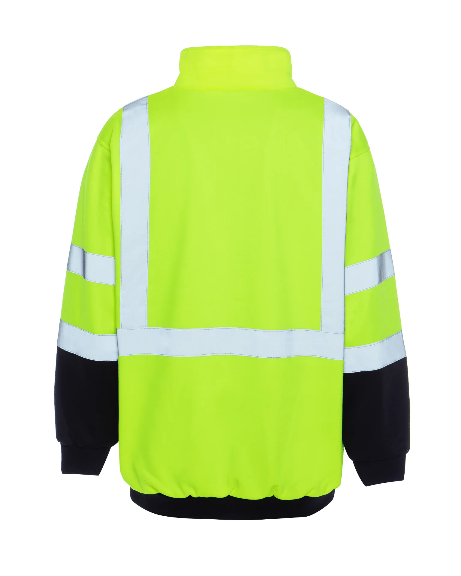UPA542 HiVis 1/4 Zip Soft Shell Pullover - Image 3
